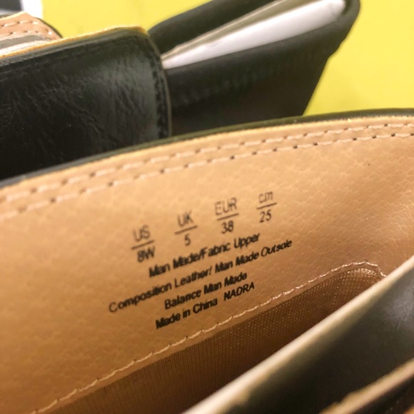 NWOTB Black Leather Long Wedge Boots - Picture 6 of 6